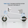 Viza Model A-450 Electric Scooter - White